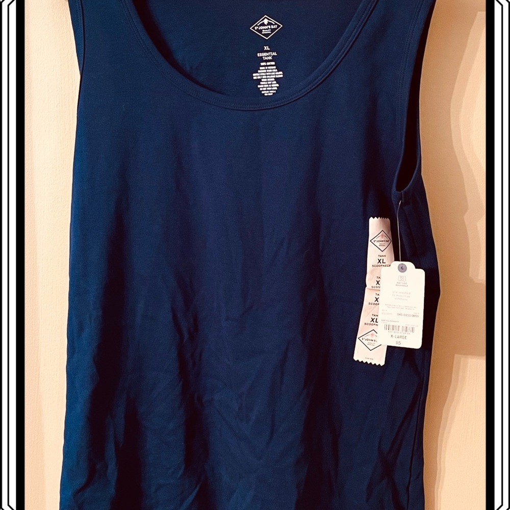 St John’s Bay- Tank top women - navy bllue